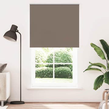 vidaXL Rolgordijn verduisterend koffie 125x210 cm, Verzenden, Nieuw, Bruin