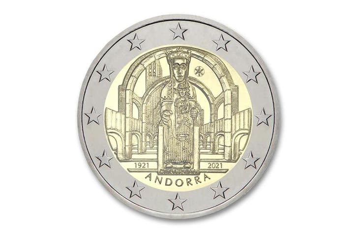 2 euro Meritxell 2021 - Andorra, Postzegels en Munten, Munten | Europa | Euromunten, Verzenden