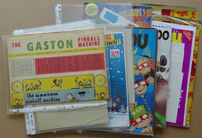 Spirou (magazine) - 40 Suppléments - 40 Tijdschriften -, Boeken, Stripboeken