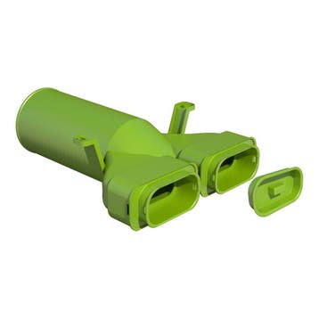 Ubbink Air Excellent AE35sc Ventieladapter 180° 125 met 1, Ophalen of Verzenden, Nieuw