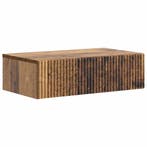 vidaXL Wandmontage Zijtafel Oud hout 59 x 34,5 x 17 cm, Huis en Inrichting, Kasten | Overige, Verzenden, Nieuw