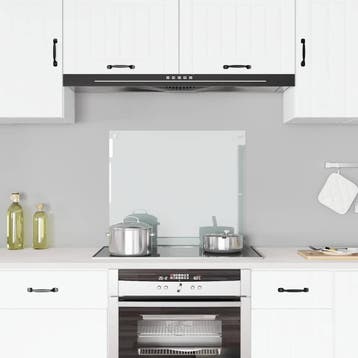 vidaXL Spatscherm keuken 70x60 cm gehard glas transparant, Verzenden, Nieuw