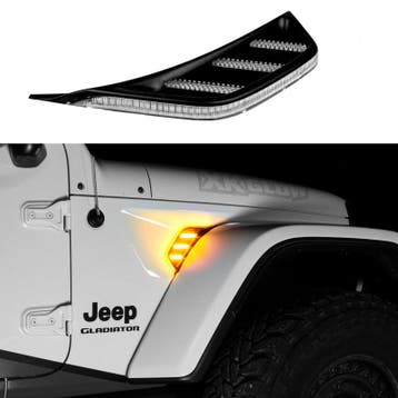 XK Glow Amber Jeep Air Vent Light w/ Turn Signal & Running, Ophalen of Verzenden, Nieuw