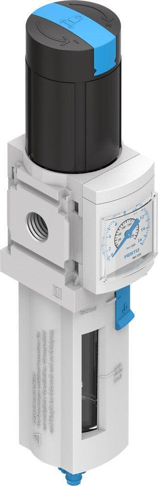 Festo Filterregelaar G1/8 0.3-7bar 1000l/min 40µm - 529164, Verzenden, Nieuw