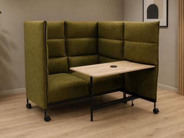 Treinbank inclusief overlegtafel Conceptuals  -, Ophalen of Verzenden, Gebruikt