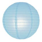 Kristalblauwe bol lampion 25 cm - Lampionnen, Ophalen of Verzenden, Nieuw