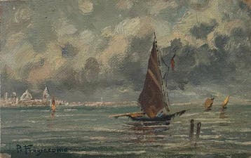 Pietro Fragiacomo (1856-1922), Attr. - Venezia