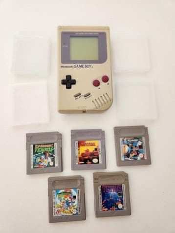Nintendo - Gameboy Classic - Game Boy Classic & 5 Game, Nieuw