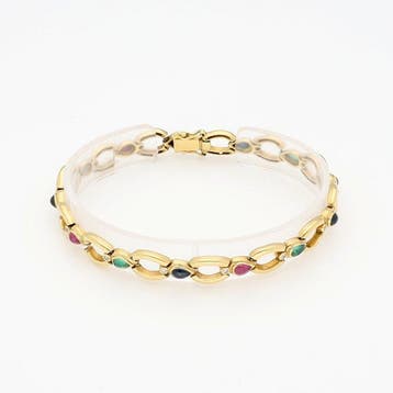 Armband - 18 karaat Geel goud - Diamant, Nieuw