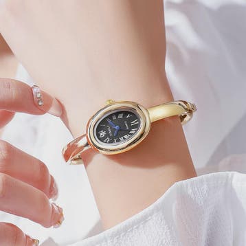 Luxe Dameshorloge met Strass en Gouden Afwerking - Elegant Q, Verzenden, Nieuw