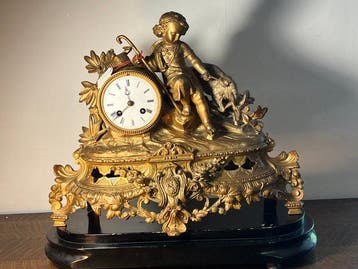 Figurale pendule - Messing - 1850-1900