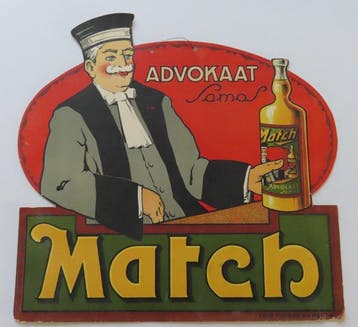Match Samos Advokaat - Reclamebord - Karton