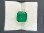 Zonder minimumprijs - 1 pcs Groen Smaragd - 6.89 ct - Lotus, Nieuw