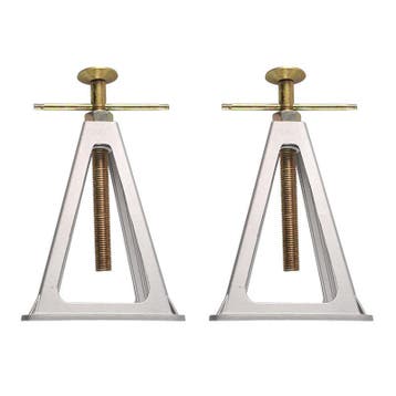 Steunenset van aluminium (2 stuks) caravansteun, Ophalen of Verzenden, Nieuw