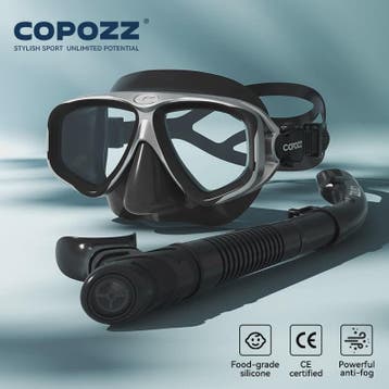 COPOZZ Professioneel Duikmasker & Snorkelset - Anti-condens,, Verzenden, Nieuw