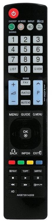Afstandsbediening Lg AKB72914209 47LE5300, Audio, Tv en Foto, Afstandsbedieningen, Origineel, Nieuw, Ophalen of Verzenden
