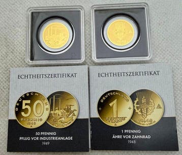 Duitsland. 3000 Francs 2024, 2 x 1 /1000 Oz (Zonder