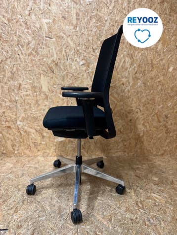 Bureaustoel Gispen Zinn Smart NPR - zwart - refurbished, Nieuw in verpakking