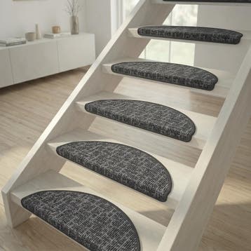 Trapmat Novelle Antraciet - 28x65 cm, Verzenden, Nieuw