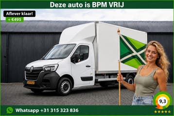 Renault Master 2.3dCi | Bakwagen met Laadklep | LED |, Stof, Gebruikt, Renault, Wit