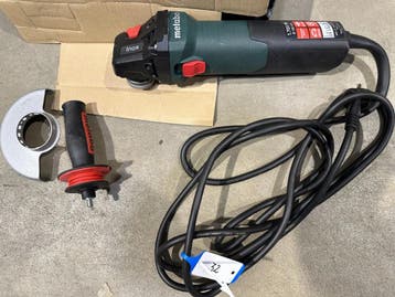 Metabo WEV 17-125 QUICK INOX haakse slijper nr. 32, Ophalen of Verzenden, Gebruikt