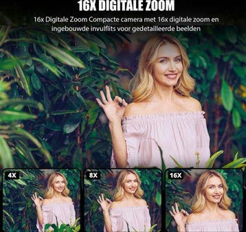 2dekans | K&L Digitale Camera 4K - Fototoestel - Fotocamera, Ophalen of Verzenden, Zo goed als nieuw