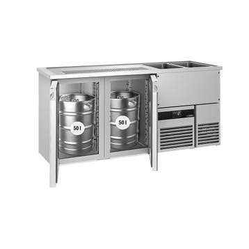 GGM Gastro | Bierkoeling PREMIUM - 1950x700mm - 2 deuren |, Verzenden, Nieuw in verpakking
