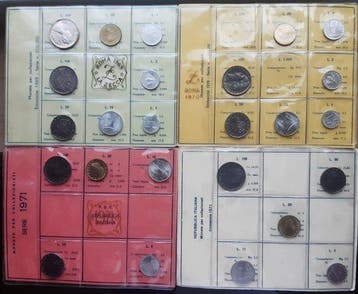 Italië, Republiek Serie Divisionali 1969 (Raro) con 500 Lire