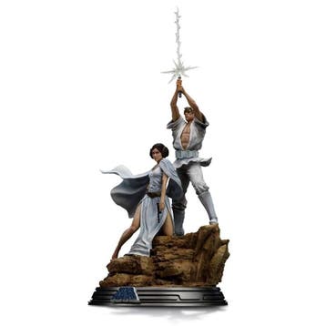 Star Wars Deluxe Art Scale Statue 1/10 Luke and Leia 41 cm, Ophalen of Verzenden, Nieuw