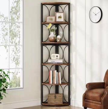 Nieuwe Hoekstellingkast – 6-Lagen Hoekboekenkast 170 cm Hoog, Verzenden, Nieuw