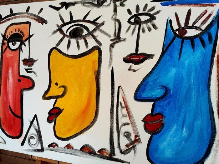 Luc Mora - Mesdames - XXL, Antiek en Kunst, Kunst | Designobjecten