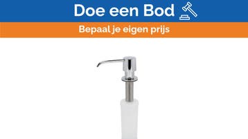 Bieden: Paini 53CRDISPABS Chrome Soap Dispencer Build-In, Ophalen of Verzenden, Nieuw