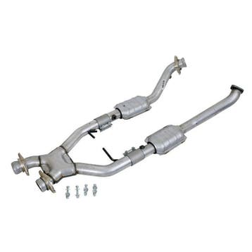 BBK 96-98 Mustang 4.6 Cobra High Flow X Pipe With Catalytic, Auto-onderdelen, Uitlaatsystemen, Ophalen of Verzenden, Nieuw