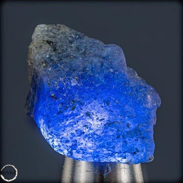 Natuurlijke, zeldzamere tanzaniet-ruw kristal – intens blauw, Verzamelen