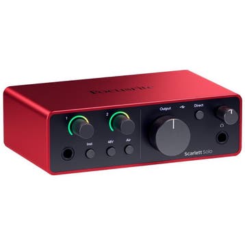 Focusrite Scarlett Solo 4th Gen, Songwriters 2-in/2out, Ophalen of Verzenden, Nieuw