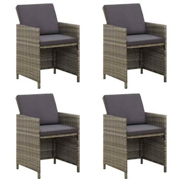 Moderne Eetkamerstoel voor buiten | Laatste Stuk!, Ophalen of Verzenden, Zo goed als nieuw, Wicker