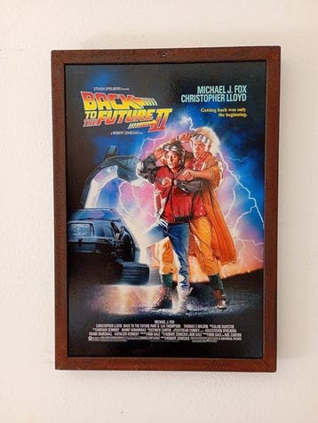 universal pictures - Terug naar de toekomst II - Reclamebord, Verzamelen, Nieuw
