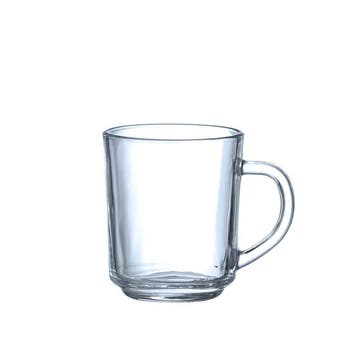 Hendi Glazen mok | 240 ml | 88xØ73 mm | 6 stuks, Verzenden