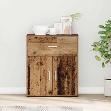 vidaXL Dressoir Oudhout 60 x 31 x 70 cm Bewerkt hout, Verzenden, Nieuw, Overige houtsoorten, Minder dan 50 cm