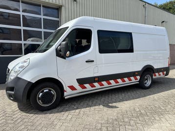 Opel Movano 2.3 CDTI BiTurbo DC L3H2 Dubbel lucht, Stof, Gebruikt, Wit, Lease