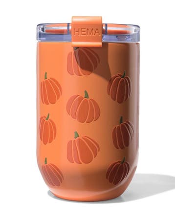 HEMA Koffiebeker to go pompoen, Verzenden, Nieuw