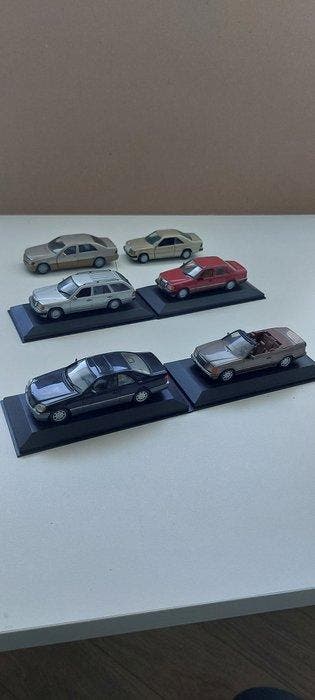 Minichamps, Gama, Siku 1:43 - Modelauto (6) - 6 Mercedes - 4, Nieuw