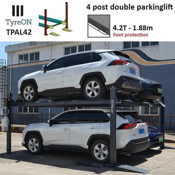 4.2T Dubbele parkeerlift parkeerbrug parkeer hefbrug 4 AUTOS, Auto diversen, Autogereedschap, Nieuw
