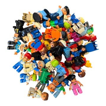 LEGO Lot 20x DUPLO Minifiguren (Random mix), Verzenden, Zo goed als nieuw