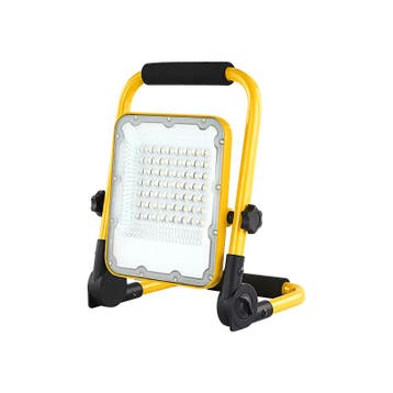 LED Bouwlamp 30W op Accu IP65 | 4500K | Naturel wit, Ophalen of Verzenden, Nieuw, 50 tot 200 watt, Lamp met armatuur