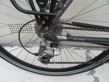 Handgemaakte Santos, Nederlandse kwaliteitsfiets ot848, 28 inch, Velgrem, Ophalen of Verzenden, Zo goed als nieuw