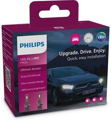 Philips Ultinon Access LED H1 set 11258U2500CX, Verzenden, Nieuw