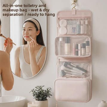 Grote Hangende Toilettas Vrouwen - Waterdicht & Scheidbaar, Verzenden, Nieuw