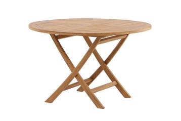 tuintafel-woody-rond-4-personen-teak-120cm-the-outsider, Tuin en Terras, Verzenden, Nieuw