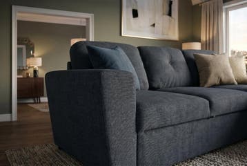 Slaapbank APARTMENT 245cm 3-zits met ottoman en opbergruimte, Ophalen of Verzenden, Nieuw
